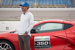 WATCH: Kyle Larson throws the first pitch at Kansas City Royals’ game