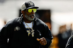 Deion Sanders gets a custom Shilo & Shedeur merchandise after their respective moves to the Bucs & Browns