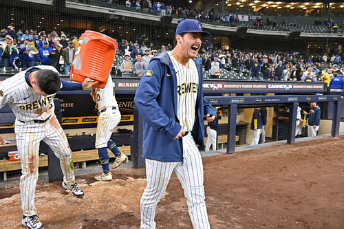 Logan Henderson is on the mound (Imagn)