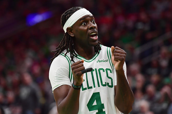 Celtics fans in stitches as Jrue Holiday likes parody post mocking Karl-Anthony Towns and Giannis Antetokounmpo - “Cooking a Knick and a Buck”