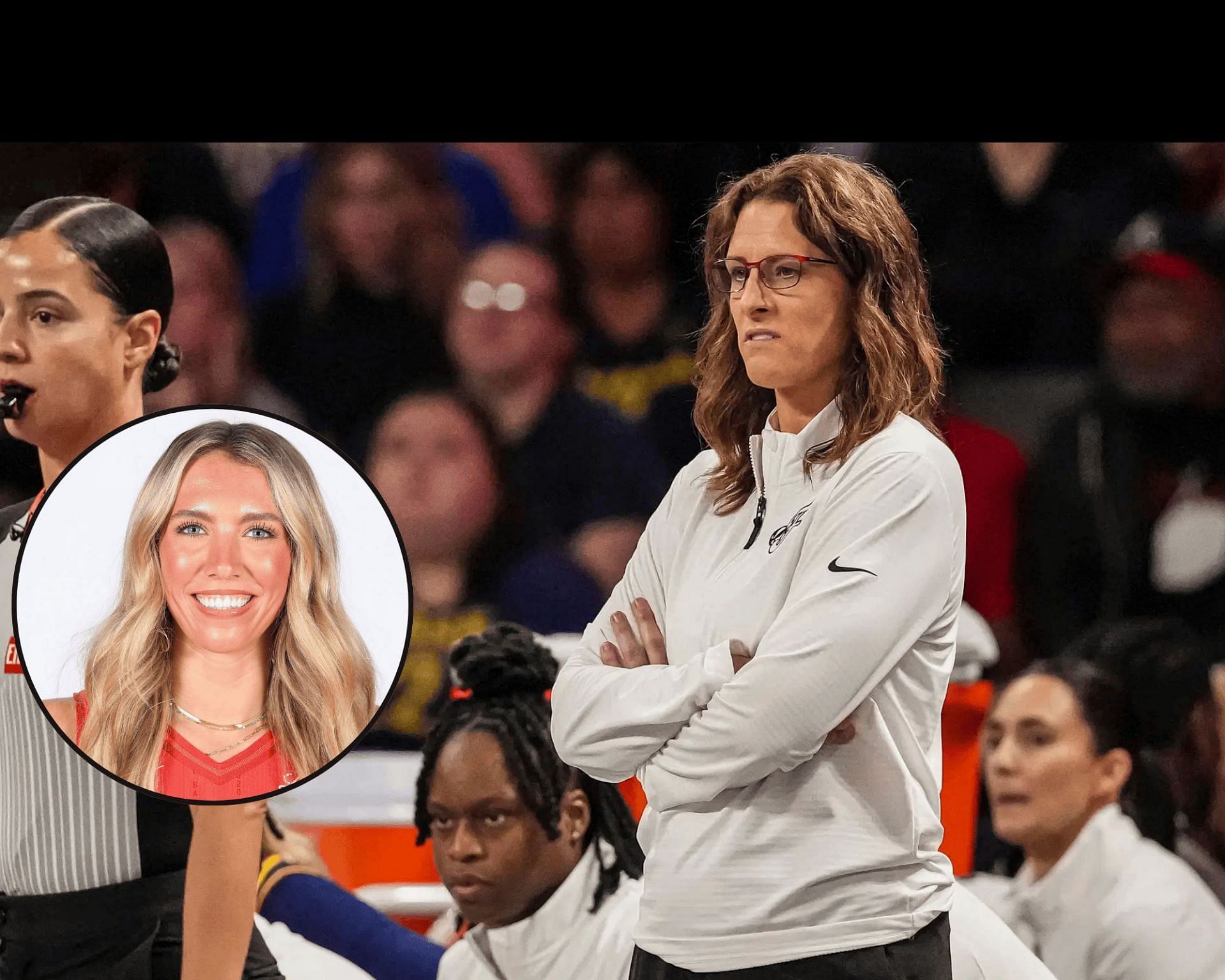 Lexie Hull shared her reaction to Indiana Fever coach Stephanie White