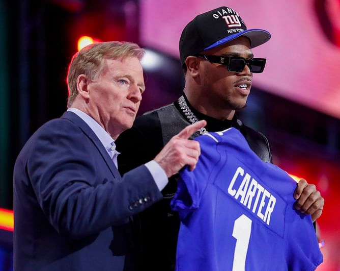 "This screams of entitlement" - Colin Cowherd goes nuclear on Abdul Carter asking Lawrence Taylor's legendary No. 56 jersey