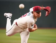 Brandon Pfaadt could fail to hit 6 Ks today - Source: Imagn