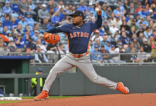 Framber Valdez is on the mound today (Imagn)