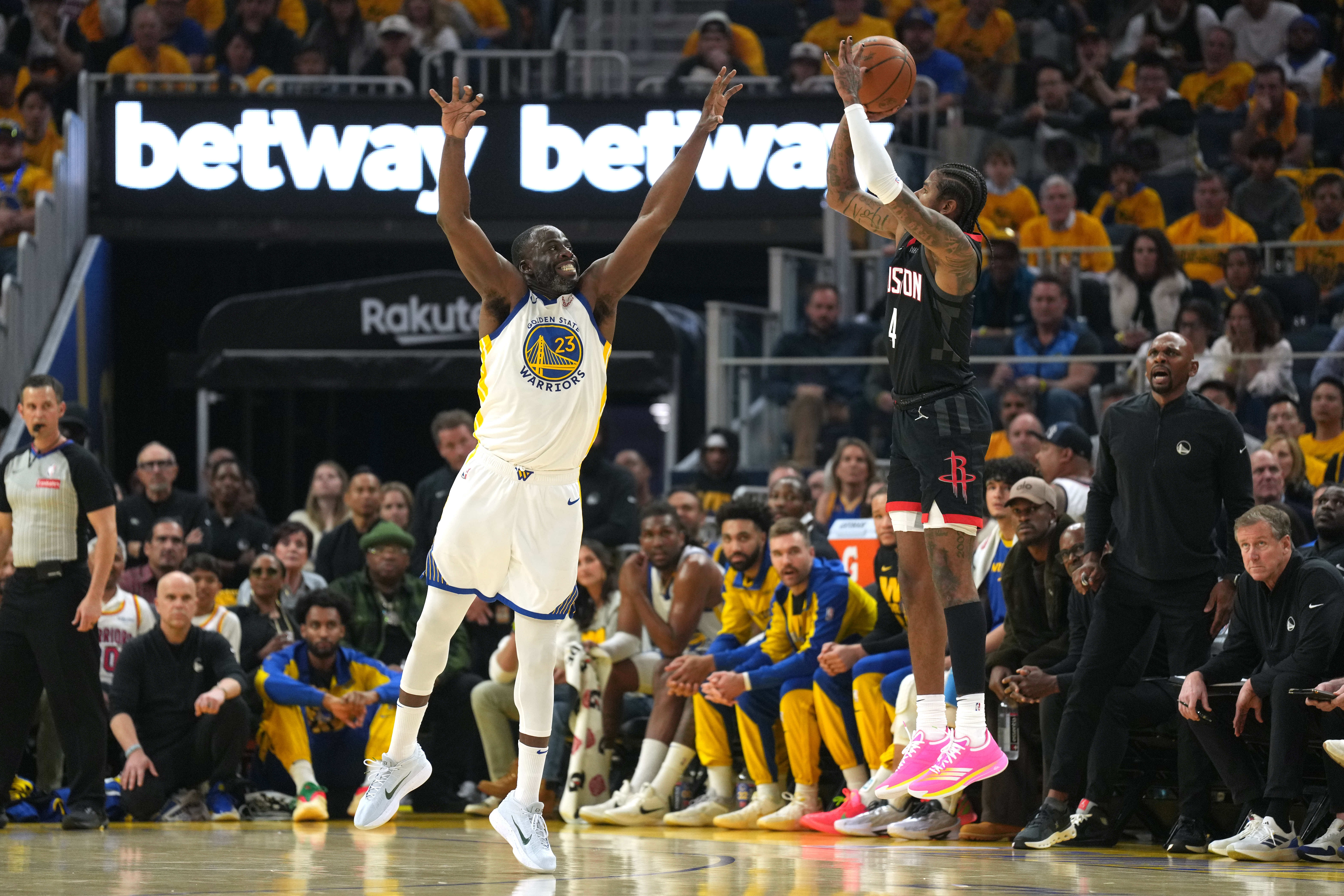 NBA: Playoffs-Houston Rockets at Golden State Warriors - Source: Imagn