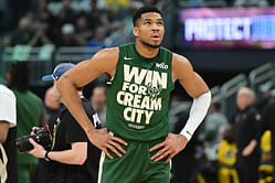 Giannis Antetokounmpo playfully accuses younger brother of 'copying his whole flow'