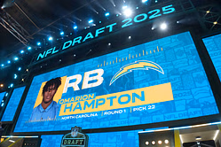 Insider notes on Chargers 2025 Draft: Omarion Hampton fits perfectly with Jim Harbaugh, Tre Harris' consistency and more