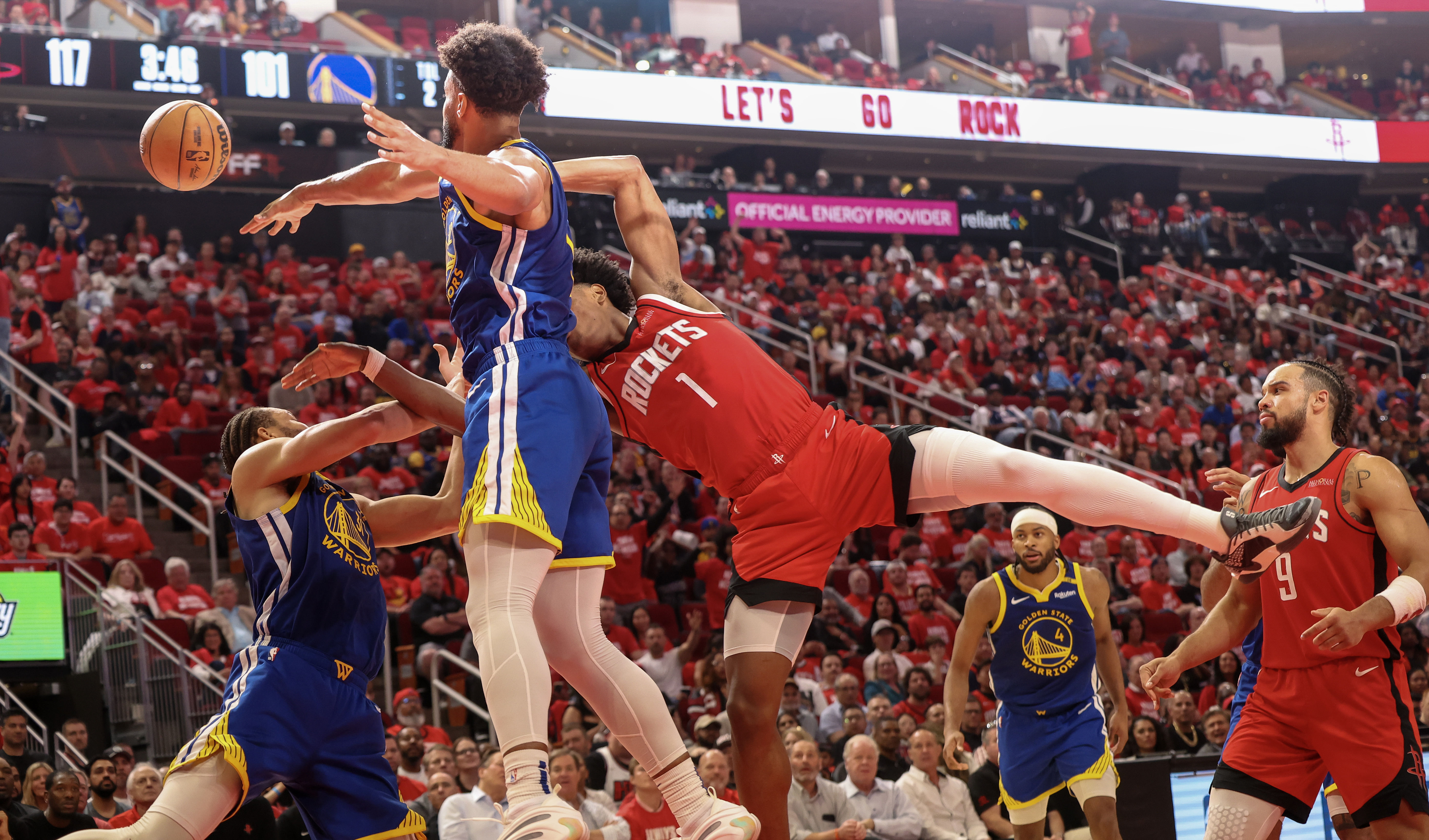 NBA: Playoffs-Golden State Warriors at Houston Rockets - Source: Imagn