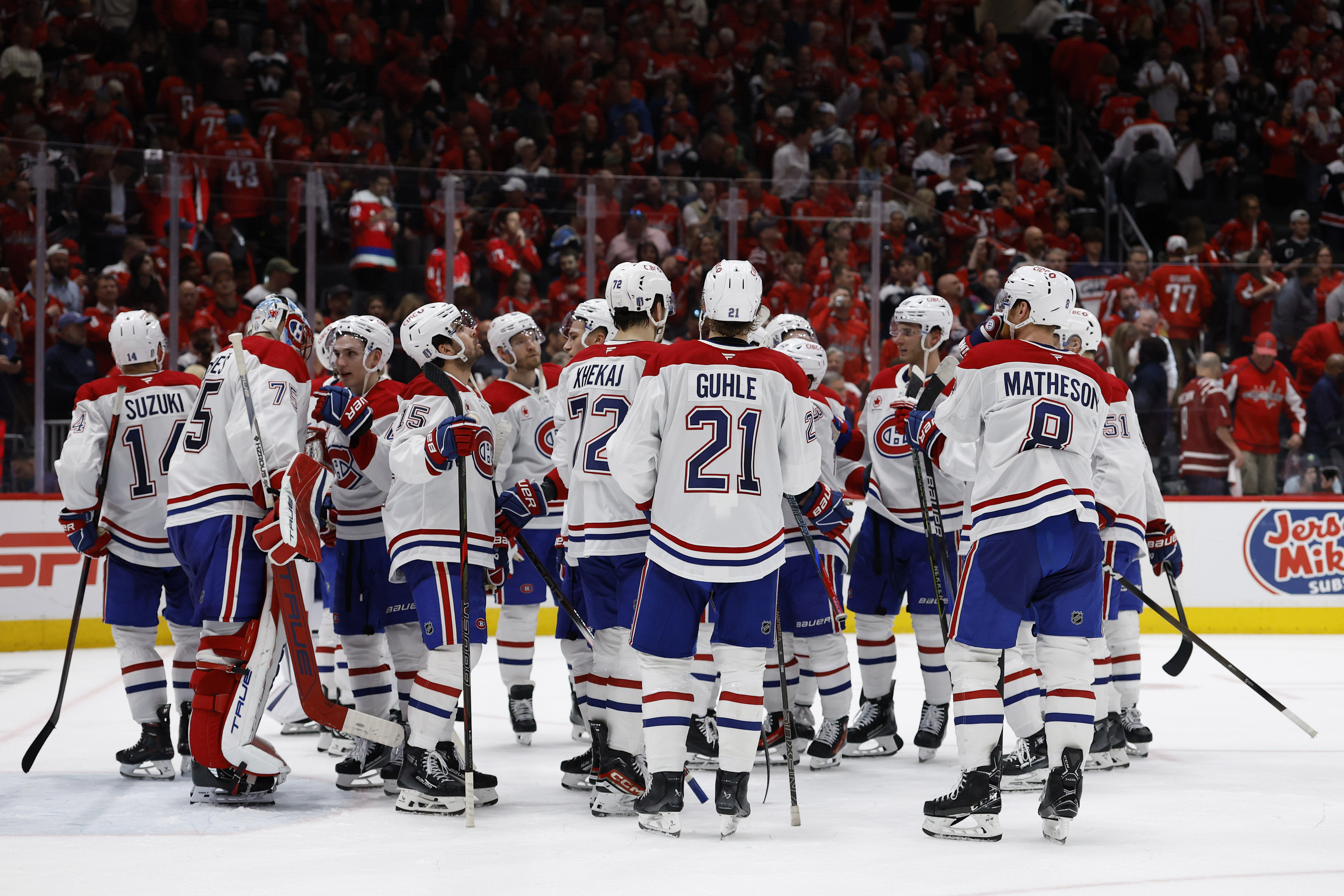 NHL: Stanley Cup Playoffs-Montreal Canadiens at Washington Capitals - Source: Imagn
