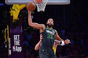 "Got Gobert looking like Shaq" - Lakers fans in utter shambles after Rudy Gobert ends LA's season with NBA playoffs career-high