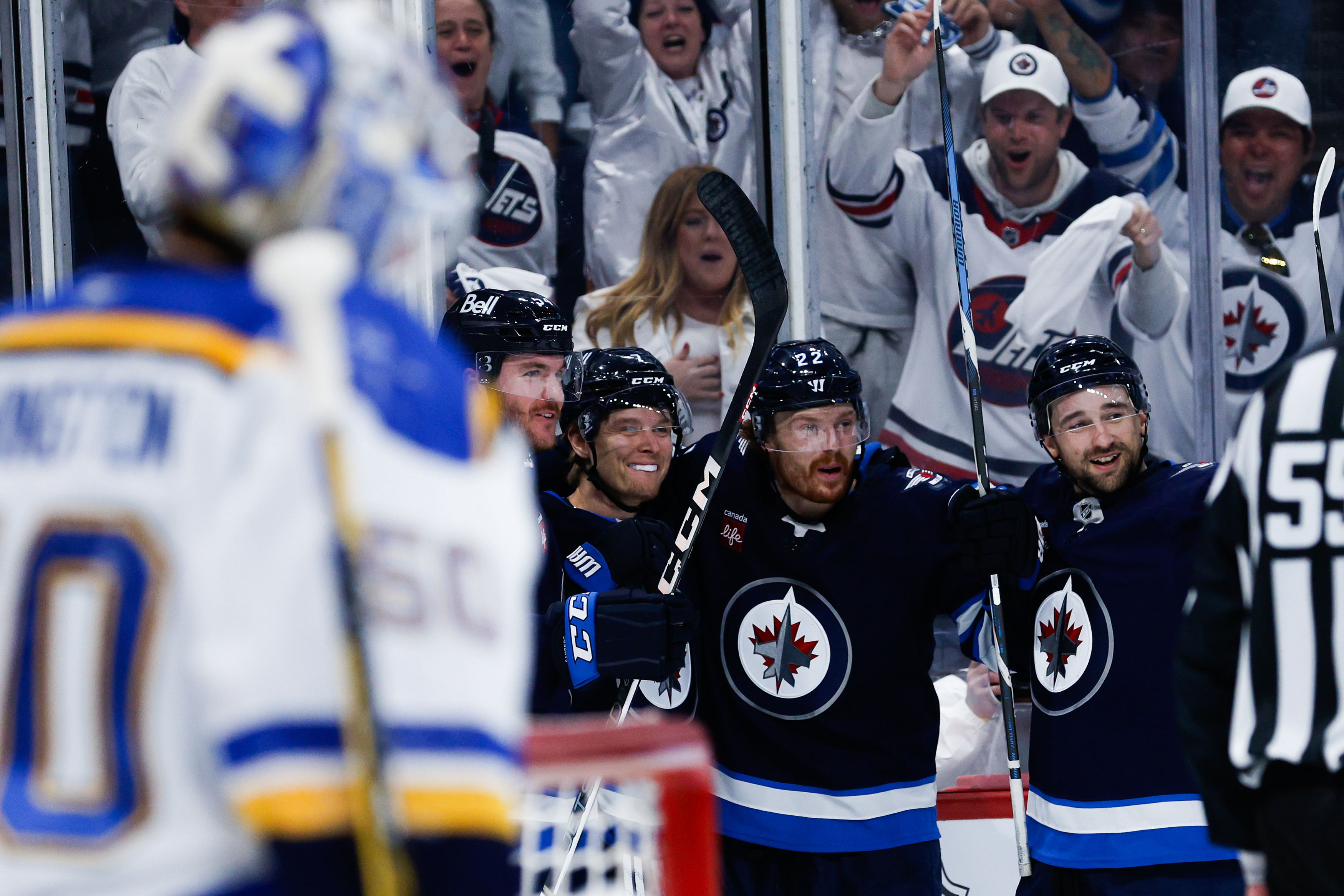 NHL: Stanley Cup Playoffs-St. Louis Blues at Winnipeg Jets - Source: Imagn