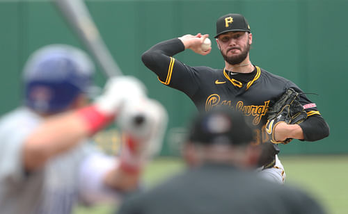 Paul Skenes is today's top DFS pitcher pick (Credits: IMAGN)