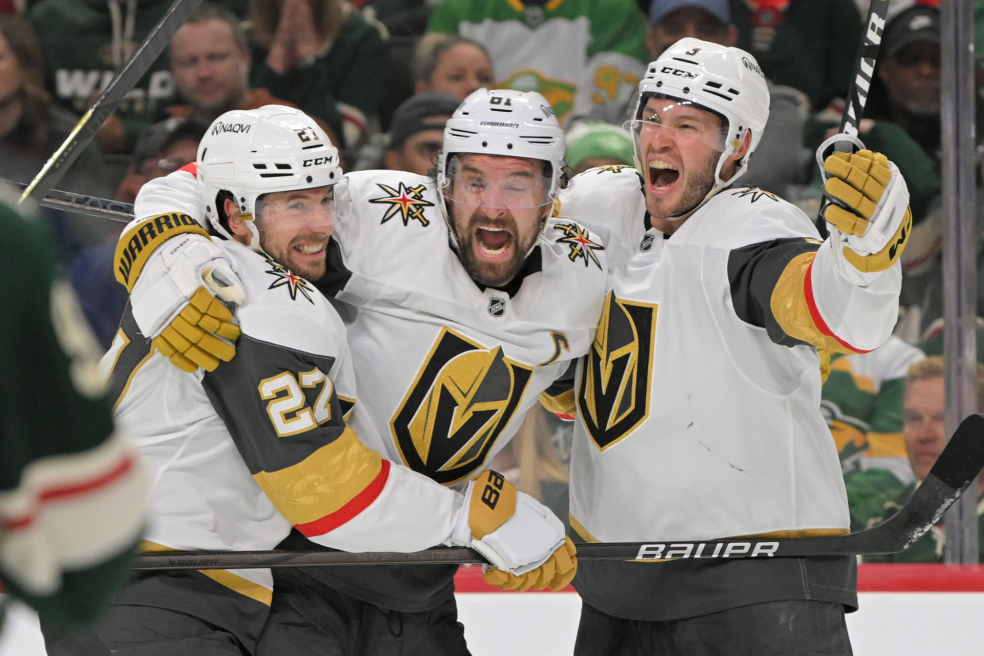 NHL: Stanley Cup Playoffs-Vegas Golden Knights at Minnesota Wild - Source: Imagn