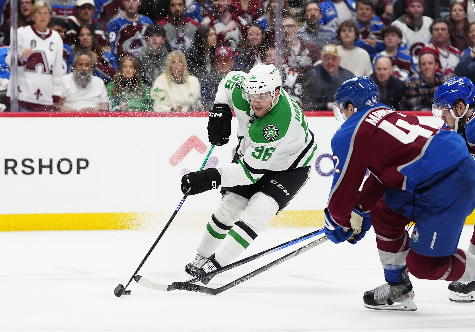 Rantanen tocou pelo Dallas Stars, Carolina Hurricanes e Colorado Avalanche nesta temporada - Fonte: Imagn