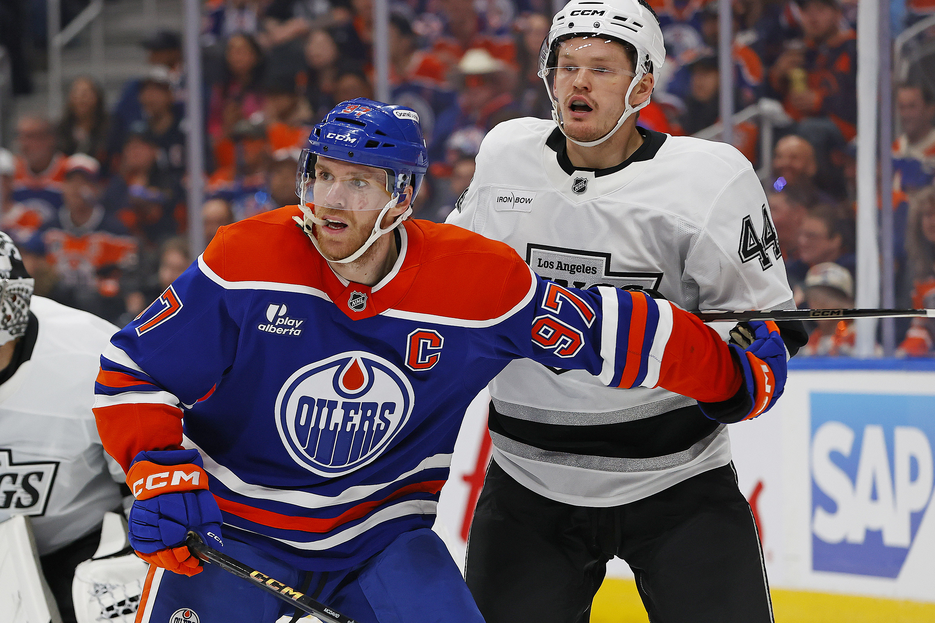 Captain Connor McDavid lauds Oilers' Game 6 stars Connor Brown, Calvin Pickard after clinching series against LA Kings