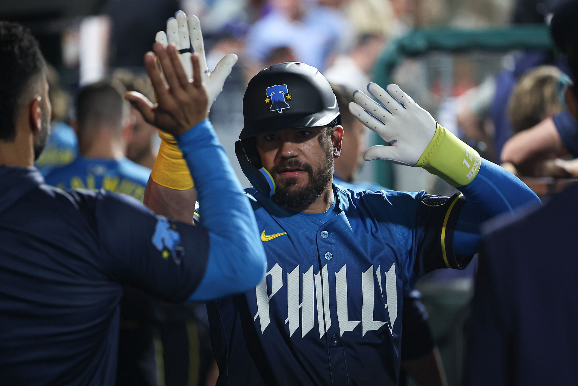 Kyle Schwarber could hit a home run today - Source: MLB Imagn
