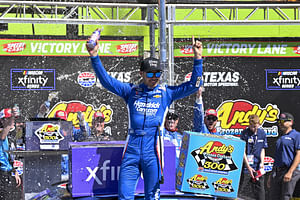 NASCAR champion Kyle Larson wins at the Texas Motor Speedway