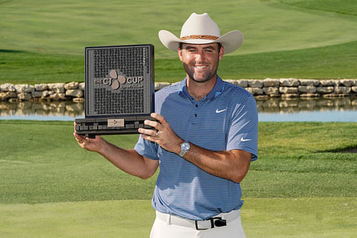 Scottie Scheffler at THE CJ CUP Byron Nelson (Source: Imagn)