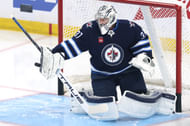 Connor Hellebuyck will need to step up to help the Jets advance to the Western Conference Final - Source: Imagn