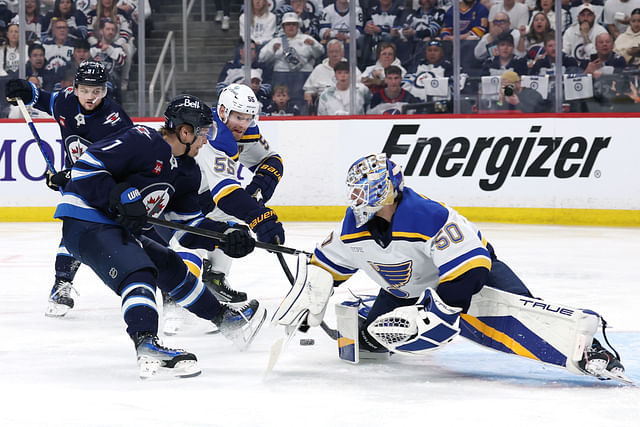 NHL: Stanley Cup Playoffs-St. Louis Blues at Winnipeg Jets - Source: Imagn