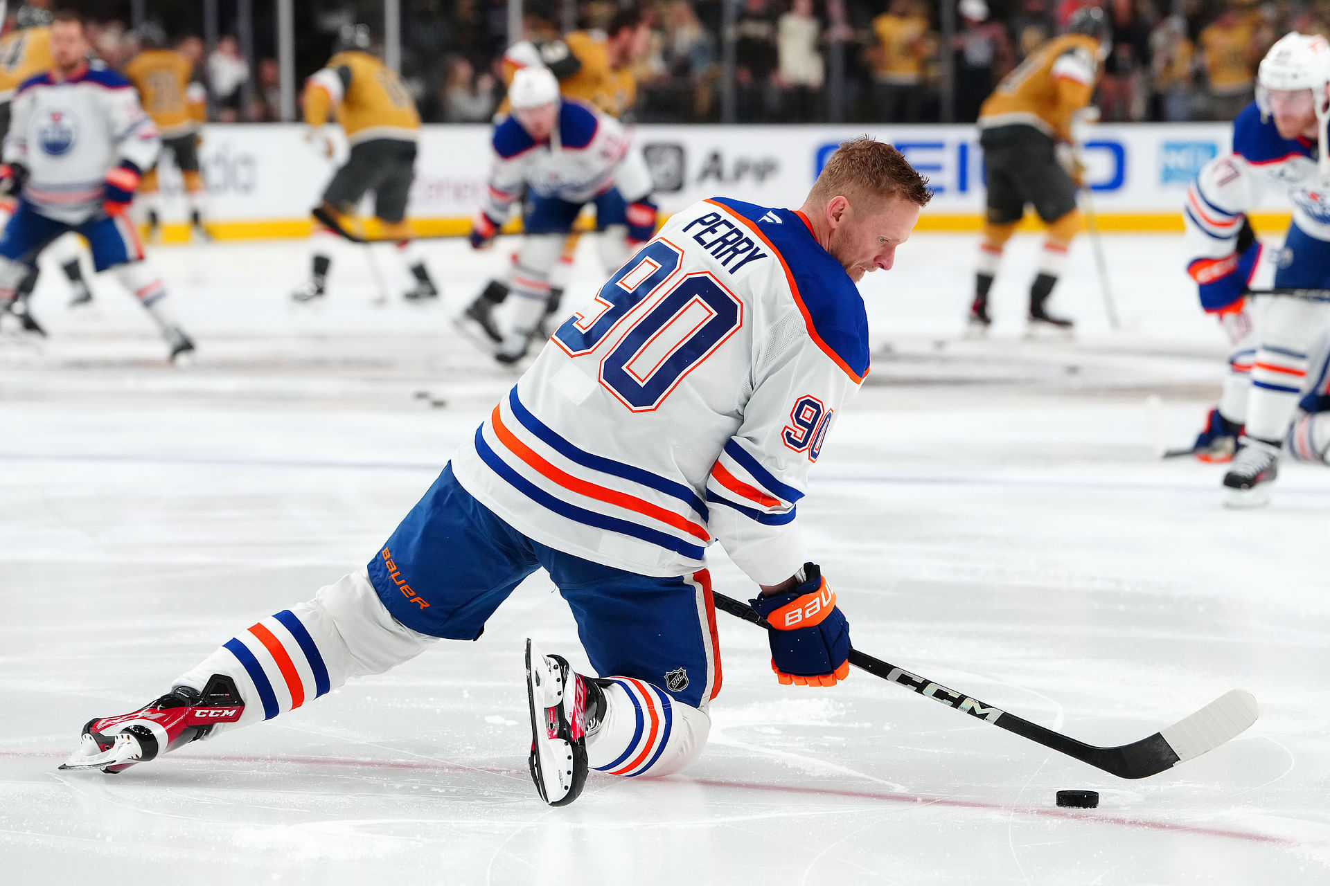 NHL: Stanley Cup Playoffs-Edmonton Oilers at Vegas Golden Knights - Source: Imagn