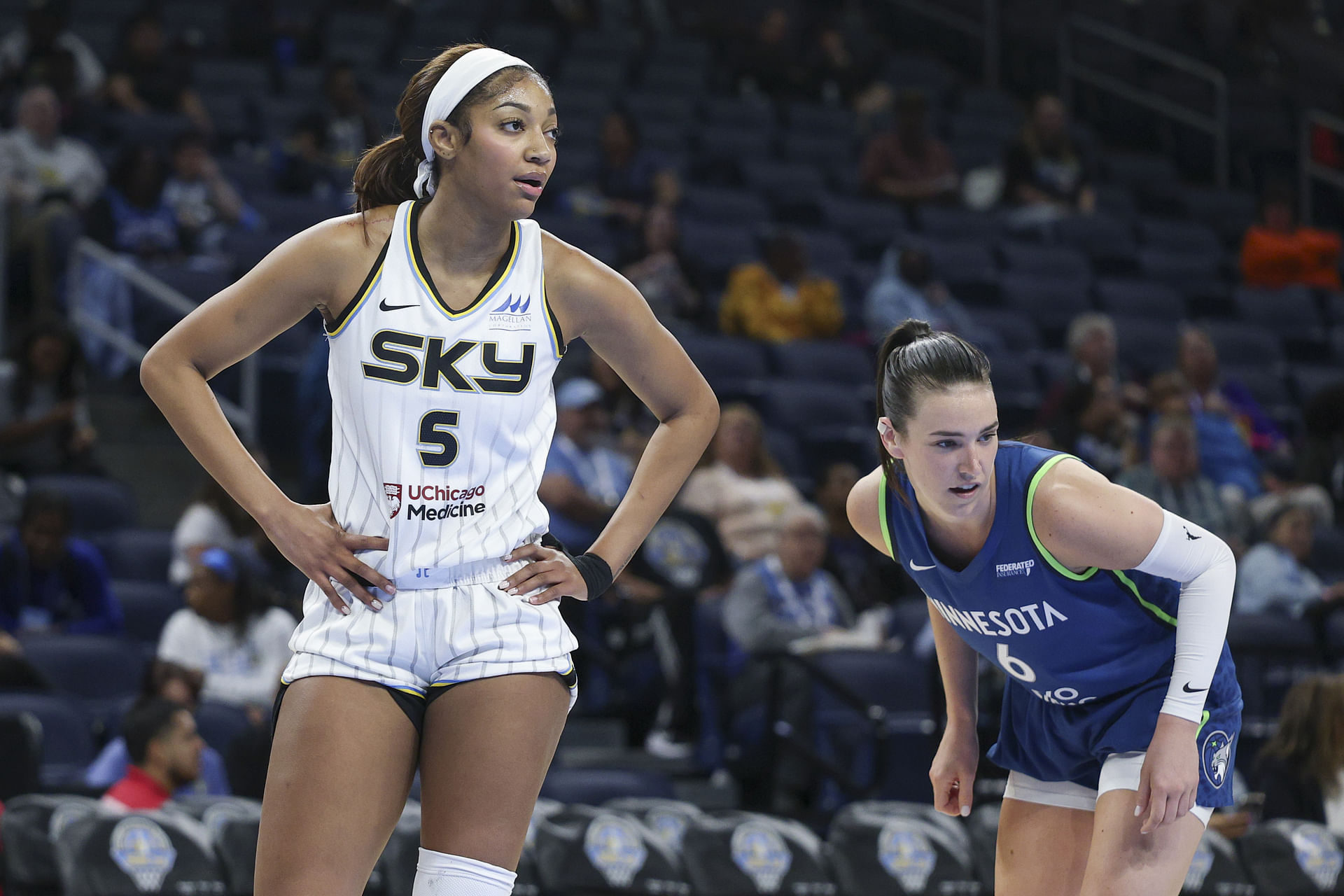 WNBA: Preseason-Minnesota Lynx at &lt;a href=&#039;https://www.sportskeeda.com/us/wnba/chicago-sky&#039; target=&#039;_blank&#039; rel=&#039;noopener noreferrer&#039;&gt;Chicago Sky&lt;/a&gt; - Source: Imagn