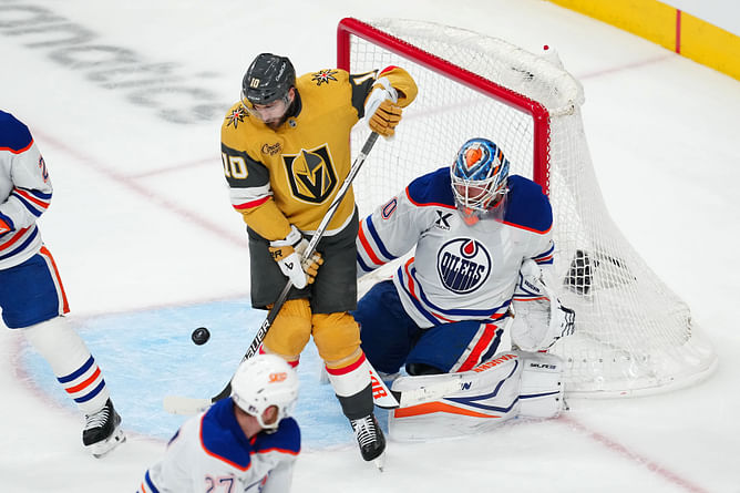 Bruce Cassidy points out major reason for Golden Knights' loss in Game 1 vs. Oilers