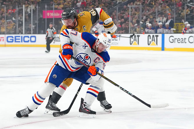 Oilers' Connor McDavid, Leon Draisaitl keep their feet grounded despite gaining 2-0 series lead versus former Stanley Cup champions