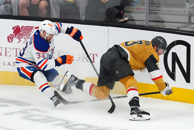 Oilers HC Kris Knoblauch makes his thoughts clear on controversial non-call that helped secure 2-0 series lead against VGK