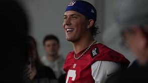 Giants rookie QB Jaxson Dart not 100% sure about his new jersey number