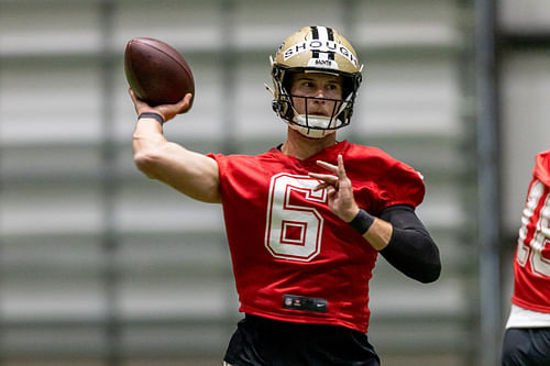 NFL: New Orleans Saints QB Tyler Shough - Source: Imagn