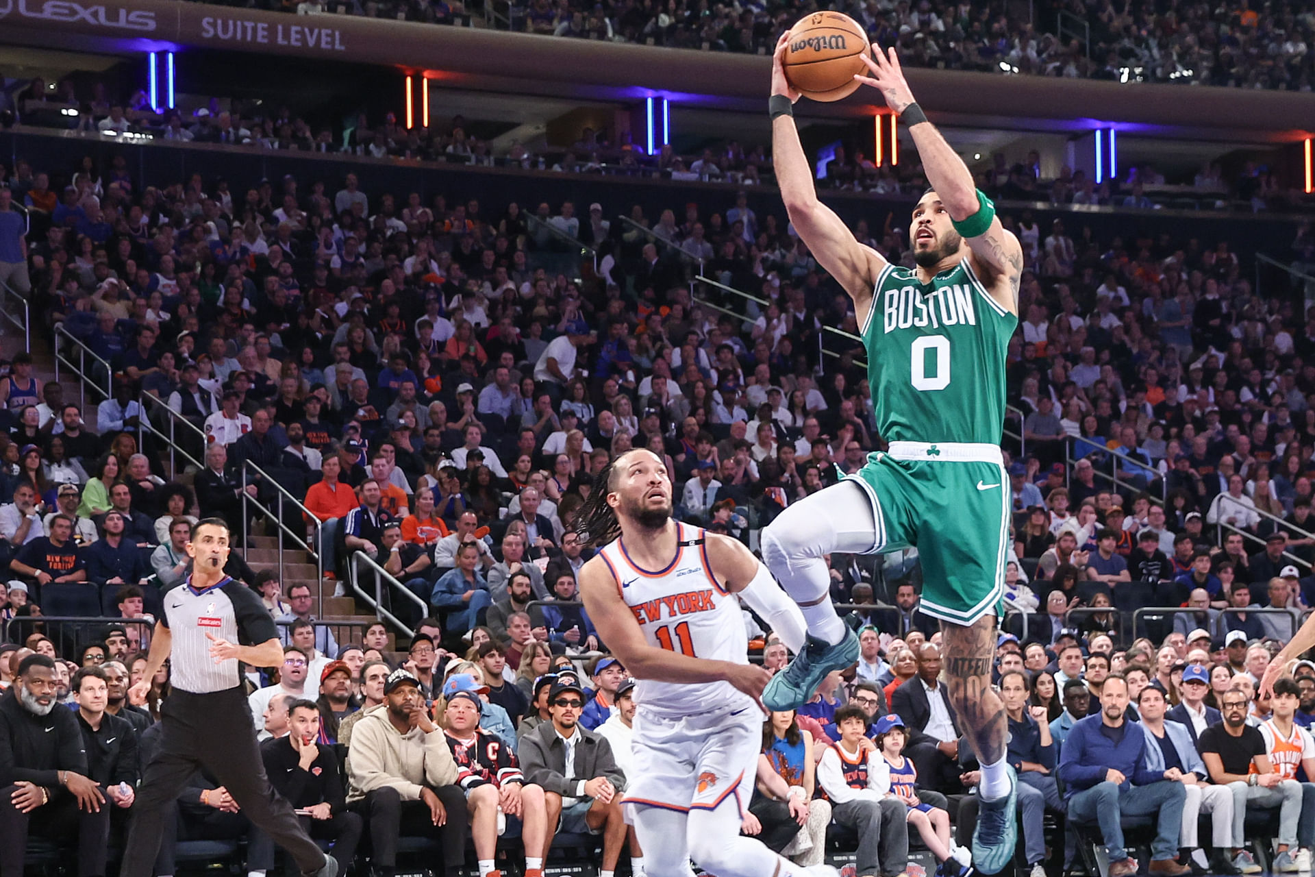 NBA: Playoffs-Boston Celtics at New York Knicks - Source: Imagn