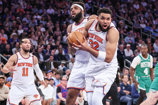 Knicks make massive decision on Karl-Anthony Towns amid injury concerns ahead of Game 4 vs Celtics