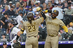 Padres offense nearly rewrites record books in Rockies demolition