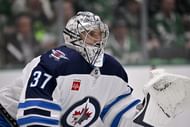 Vezina Trophy finalist Connor Hellebuyck had another shaky outing in Game 3 against Dallas - Source: Imagn