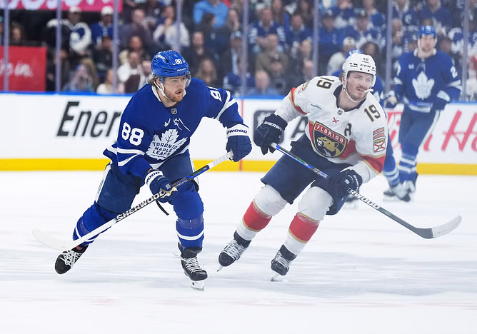 Maple Leafs' William Nylander approves of Matthew Tkachuk's comment about extreme pressure playing in Toronto