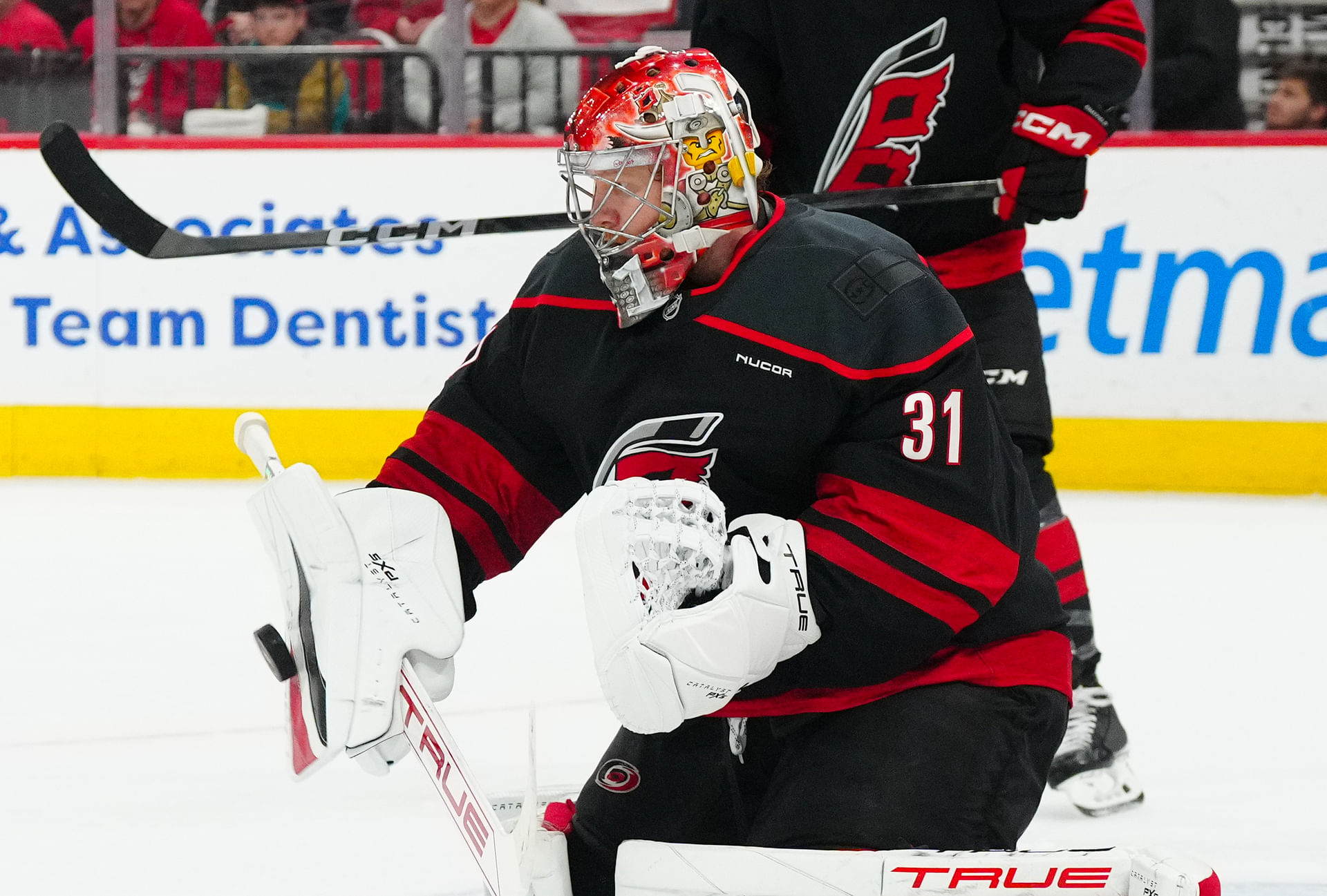 Frederik Andersen has been solid for the Hurricanes this postseason - Source: Imagn