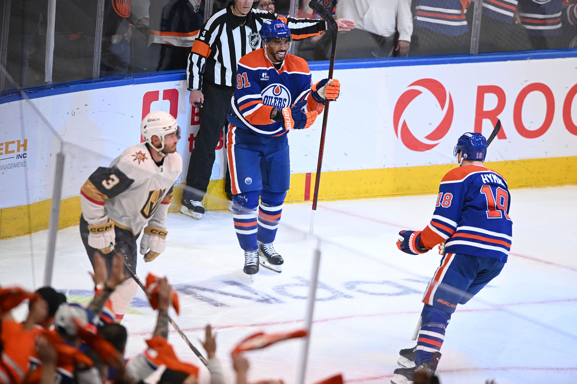 NHL: Stanley Cup Playoffs-Vegas Golden Knights at Edmonton Oilers - Source: Imagn