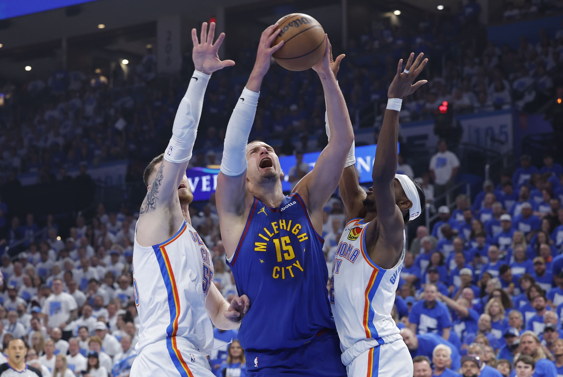 NBA: Playoffs-Denver Nuggets at Oklahoma City Thunder - Source: Imagn