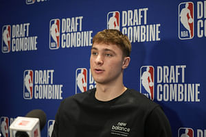 "Jayson Tatum to Mavs confirmed" - NBA fans spiral as Cooper Flagg draws attention from Celtics at draft combine