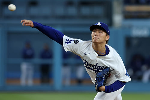Yoshinobu Yamamoto is pitching today - Source: Imagn