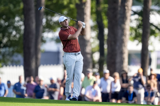 How did Scottie Scheffler perform in Round 1 of the 2025 PGA Championship?