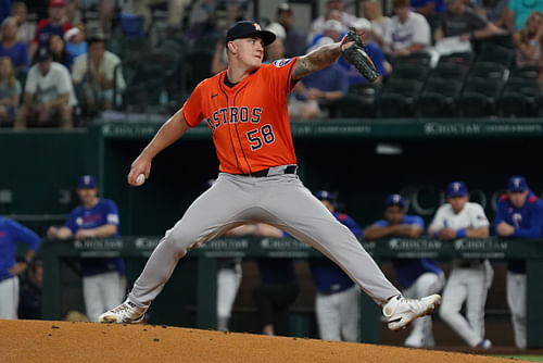 Hunter Brown is starting today for Houston (Imagn)