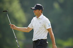 How did Jordan Spieth perform in the 2025 Charles Schwab Challenge, Round 2?