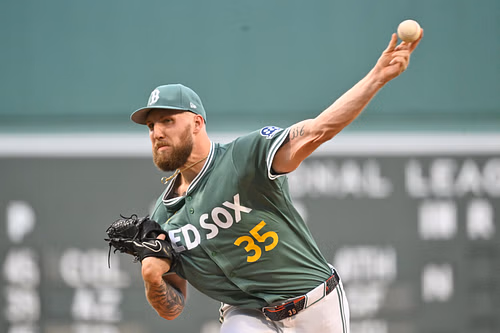 Garrett Crochet is pitching today - Source: Imagn