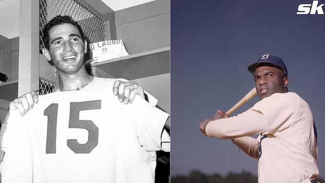 Rob Lowe goes bold with two active stars in Dodgers Mt. Rushmore ft. Sandy Koufax, Jackie Robinson