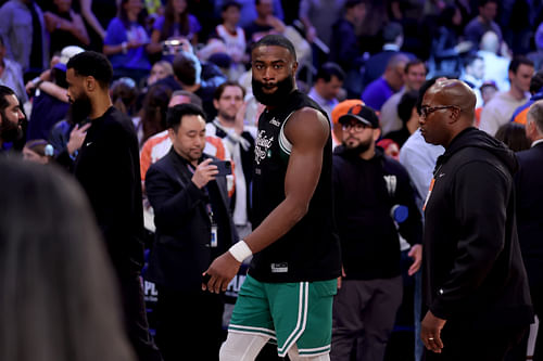 Jaylen Brown hints at playing through injury after Game 6 loss. (Photo: IMAGN)