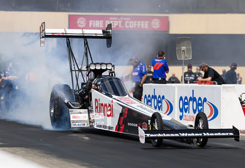 Tony Stewart driving the TSR Dodge at Route 66 Nationals - Source: Imagn