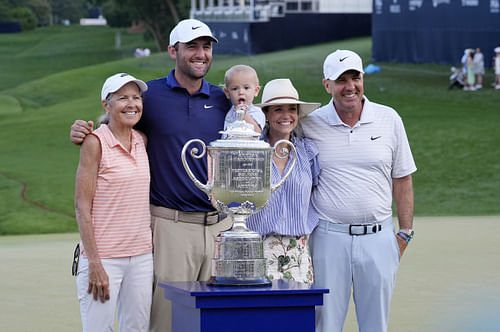 Scottie Scheffler at 2025 PGA Championship - Final Round - Source: Imagn