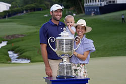 PGA Championship captures special moments of Scottie Scheffler and his family from his major win